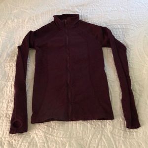 Workout top, never worn, zip up